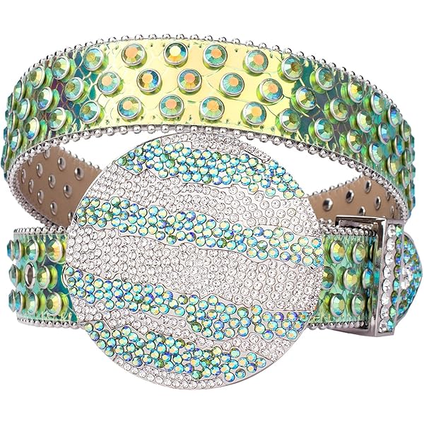 【theredthread】 logo belt tops xtom2013 Rivet Hip-Hop Leather Belt Rhinestone Belt Dancing