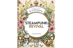 Steampunk Revival Coloring Book (R.J. Hampson Coloring Books)