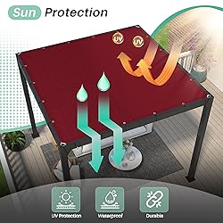 SunnyRoyal 12'x31' Waterproof Sun Shade Sail