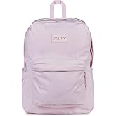 JanSport Superbreak Plus FX Backpack - Work, Travel, or Laptop Bag with Water Bottle Pocket, JanSport Superbreak Plus Fx, Pink Ice/Pink Ice