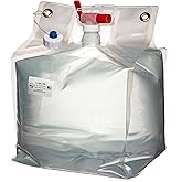 Wolverine Tuff Bottle 5 Gallon/20 Liter Collapsible Water Container with a Red Fast Flow Spout