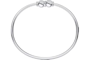 Lighthouse Creations The Traditional Sterling Silver Double Ball Threaded Bracelet from Cape Cod