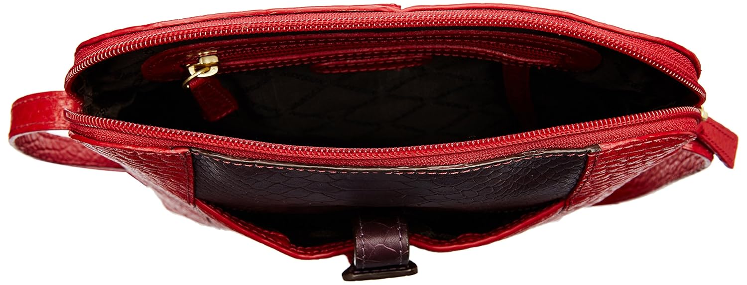 hidesign women's sling bag (red)