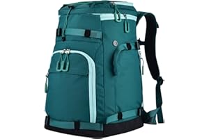 HELIAR 55L-70L Expandable Ski Boot Bag – Waterproof, Durable with Helmet Compartment – Ideal for Ski & Snowboard Gear – Men & Women