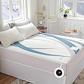 Gotcozy Heated Mattress Pad Twin XL Size - Electric Mattress Pad Fit up to 15‘’ with 10 Heat Setting & 10 Hour Auto Off ETL Certified Machine Washable(Blue)