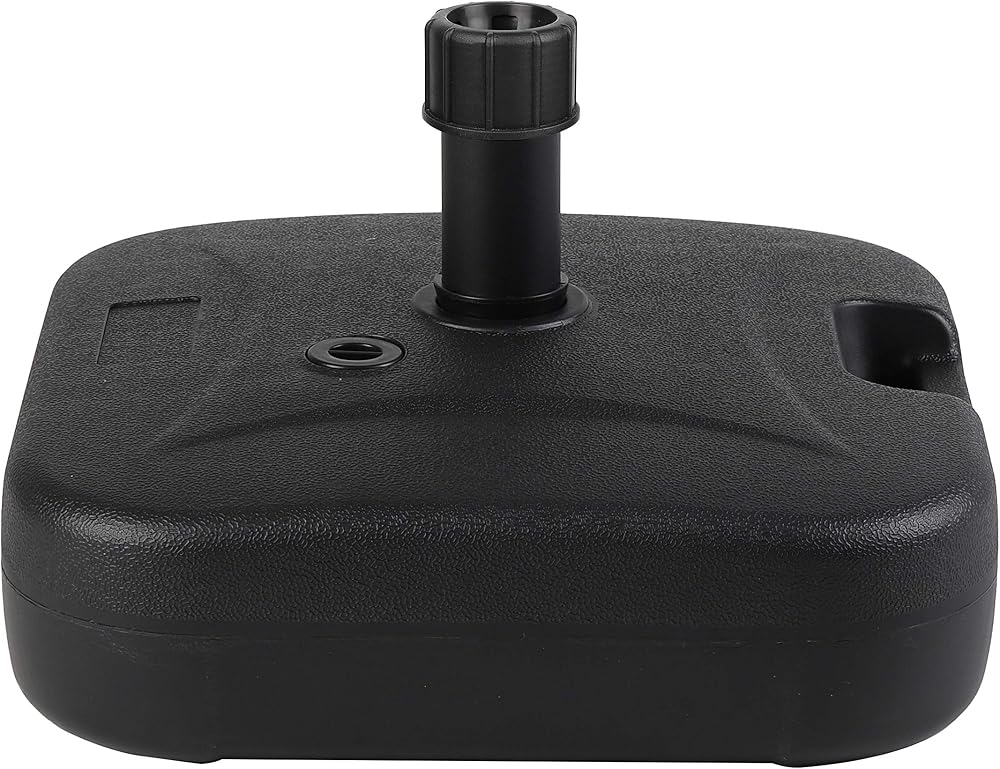 Sekey 24kg Parasol Base 32-38mm Water Sand Fillable Stand Black