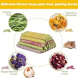 Flow fire Timothy Hay Sticks 40 Pcs Rabbit Chew Treats Small Pet Toys view 2