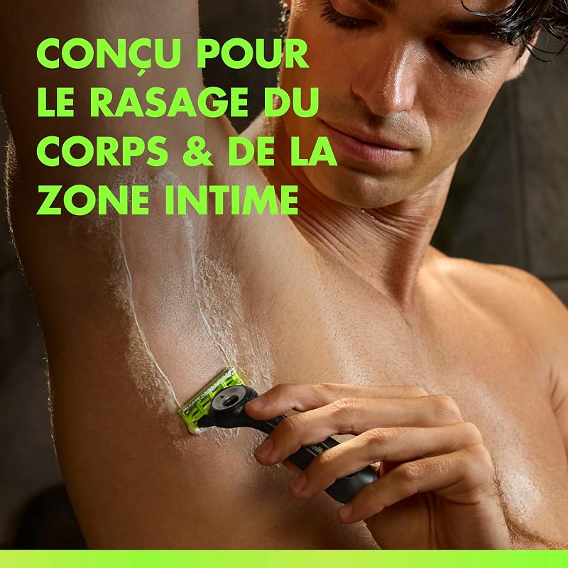 Labs Body + Intimate Lames de Rasoir Homme, Pack 12