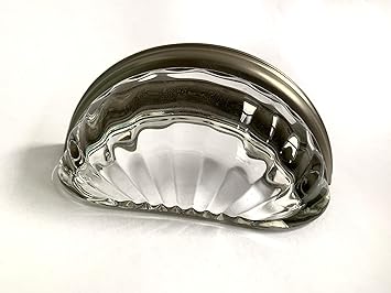 10 Pack Of Scalloped Shell Shaped Melon Crystal Glass Round Cup