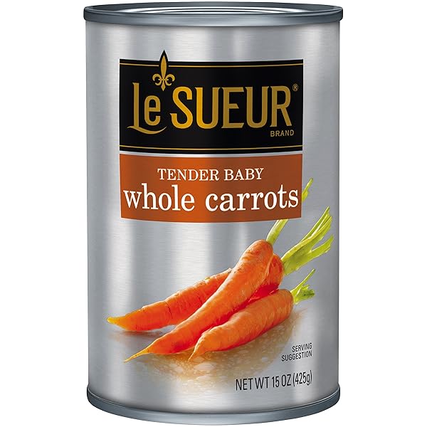LE SUEUR TENDER BABY WHOLE CARROTS, 15 OUNCE