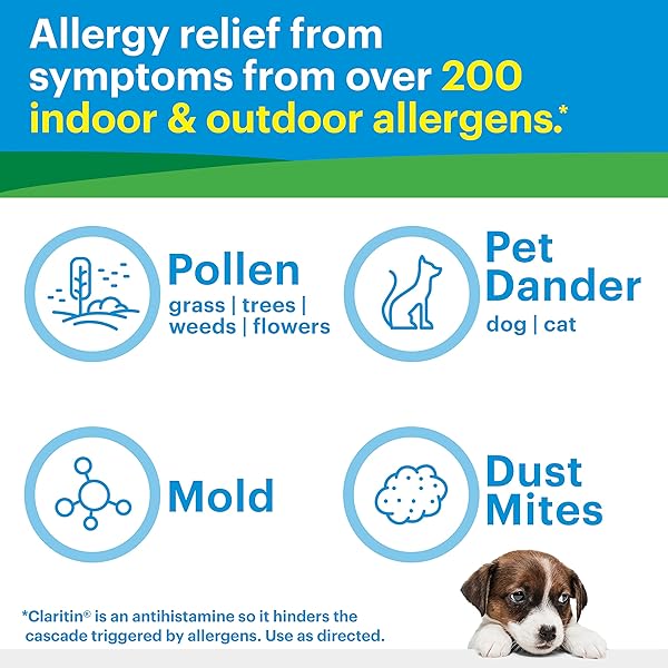CLARITIN NON-DROWSY REDITABS INDOOR & OUTDOOR ALLERGIES 12 HOUR RELIEF TABLETS – 30 CT, 5MG.