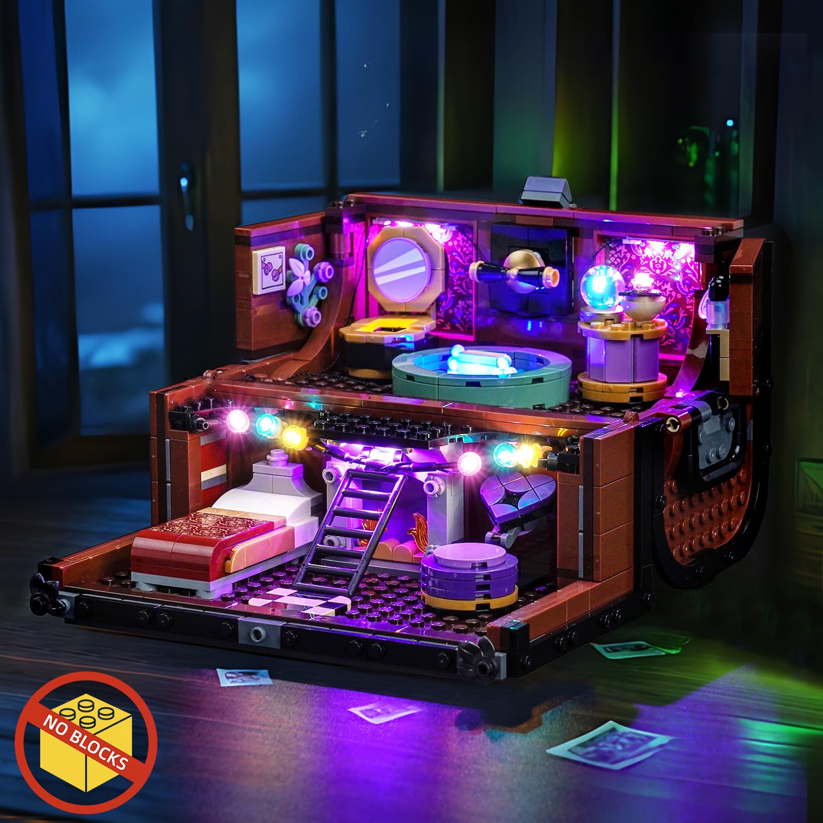 Led Licht Set Kompatibel mit Lego Thing's Apartment 76785 (Kein Modell), Dekorationsbeleuchtungsset Compatible with Lego 76785 Thing's Apartment Bausteinen Modell 4