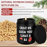 wompolle Funny Candle Light Me Sandalwood Gift for Him Valentines view 2