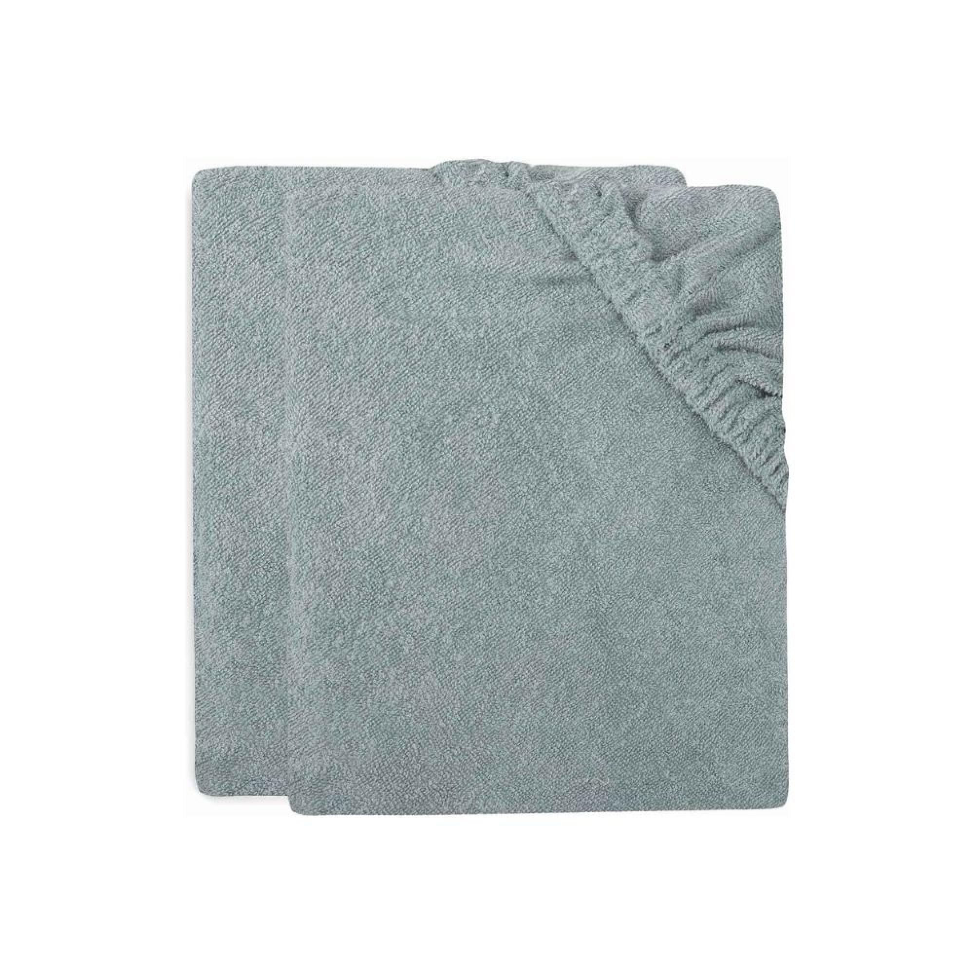 Jollein Terry Changing Mat Cover – Sea Green – Pack of 2 – 50 x 70 cm – 85% Cotton, 15% Polyester – Oeko-Tex Certified – Changing Mat Cover
