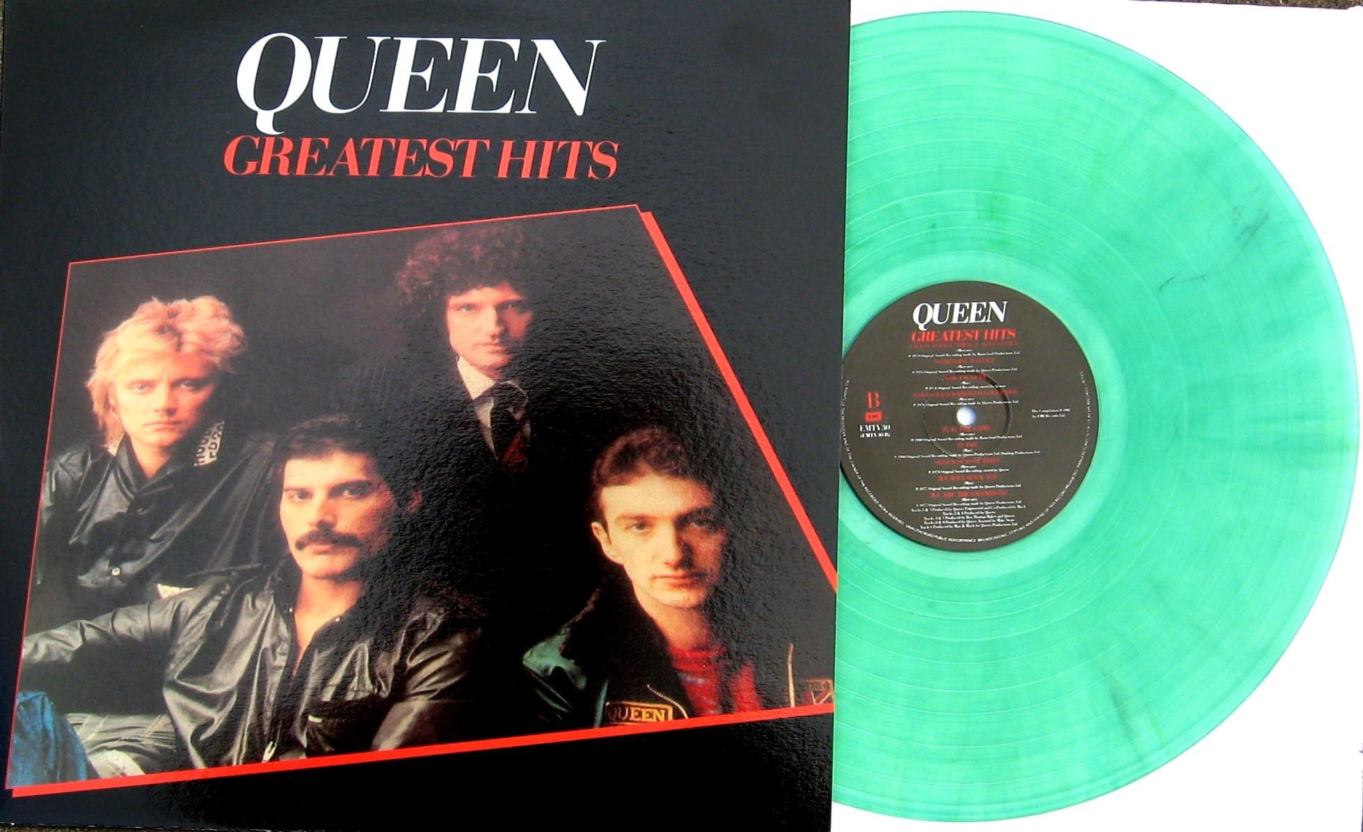 QUEEN " GREATEST HITS " 180 Gram UK IMPORT Color Vinyl LP w/ Full Color Cover