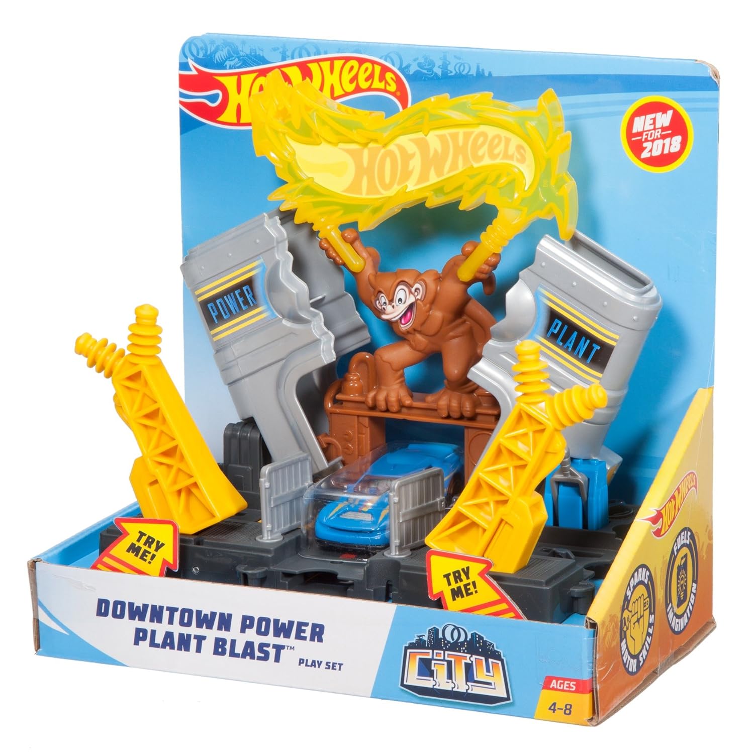 hot wheels power plant