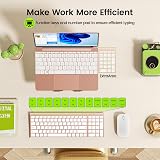 Seenda WGJP-031B Wireless Keyboard Mouse Set Rose Gold UK QWERTY view 5