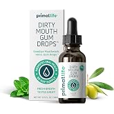 Primal Life Organics - Dirty Mouth Gum Serum, Natural Essential Oils, Promotes Good Breath, Gentle Mouthwash, Supports Good Oral Health, Great On Your Gums, Paleo, Organic, Vegan, Gluten-Free (0.5 oz)