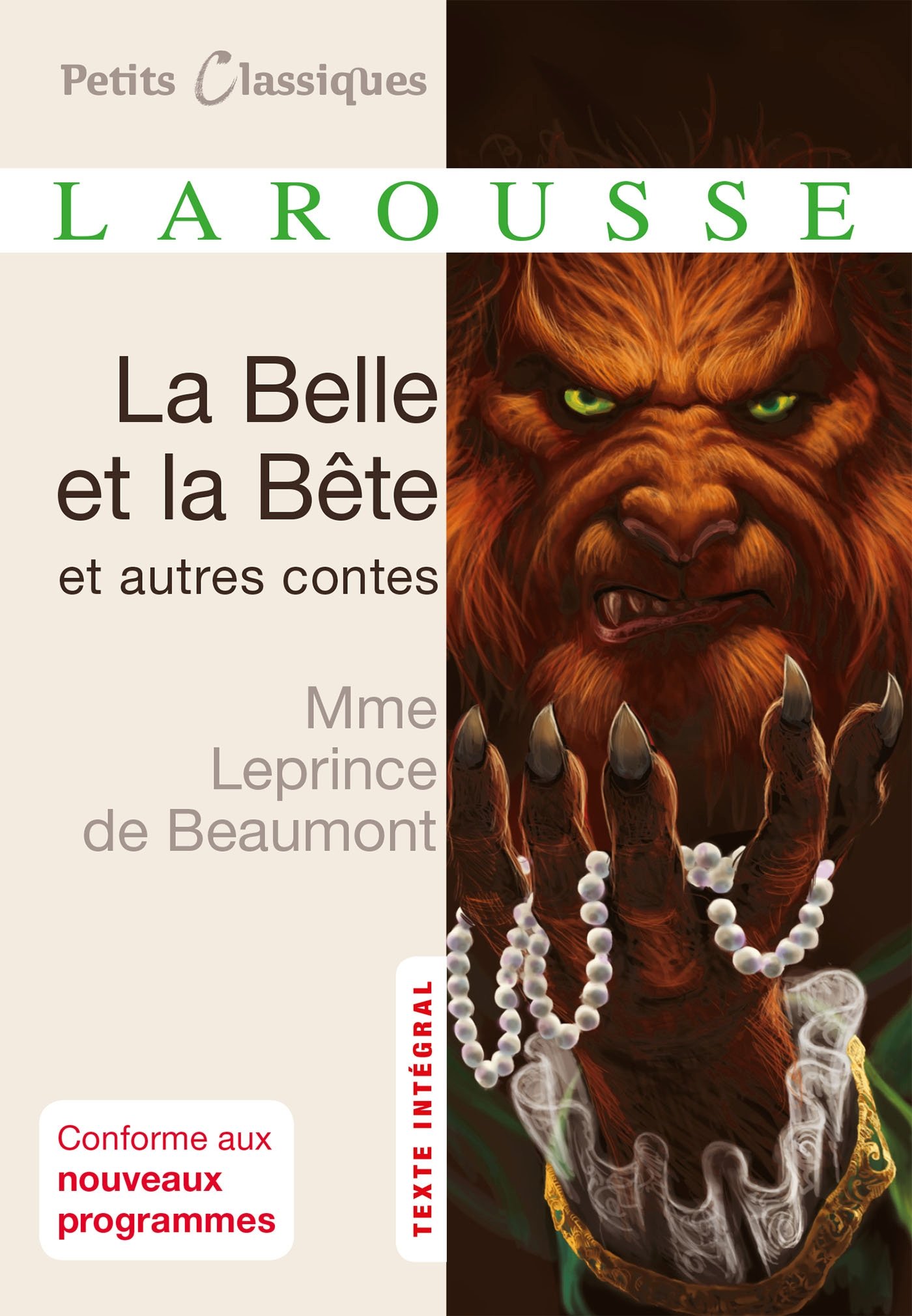La Belle Et La Bete Et Autres Contes French Edition Petits Classiques Larousse 165 Jeanne Marie Leprince De Beaumont 9782035855701 Amazon Com Books