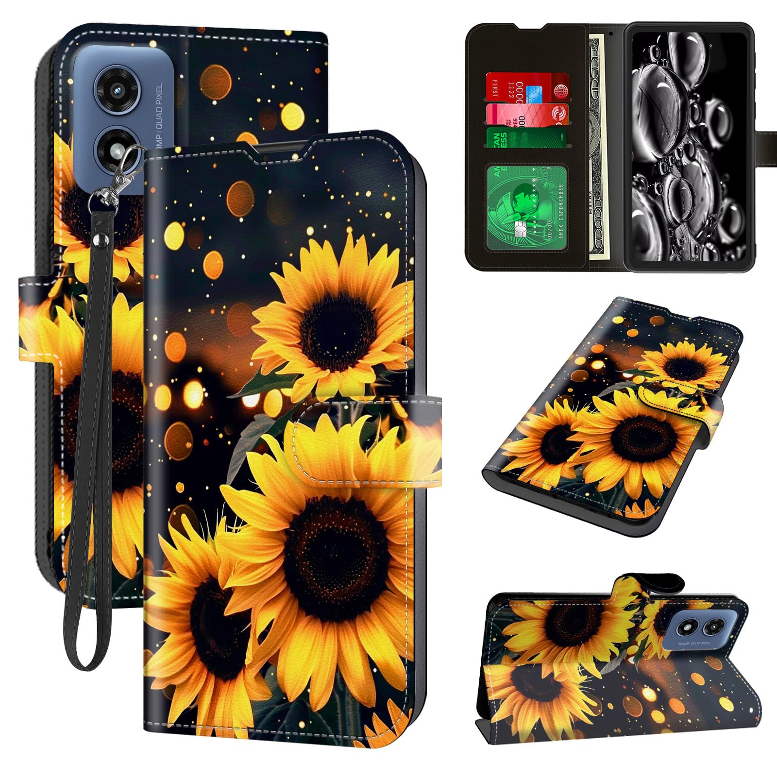 ACWDMKH for Motorola Moto G-Play-2024 Case Wallet