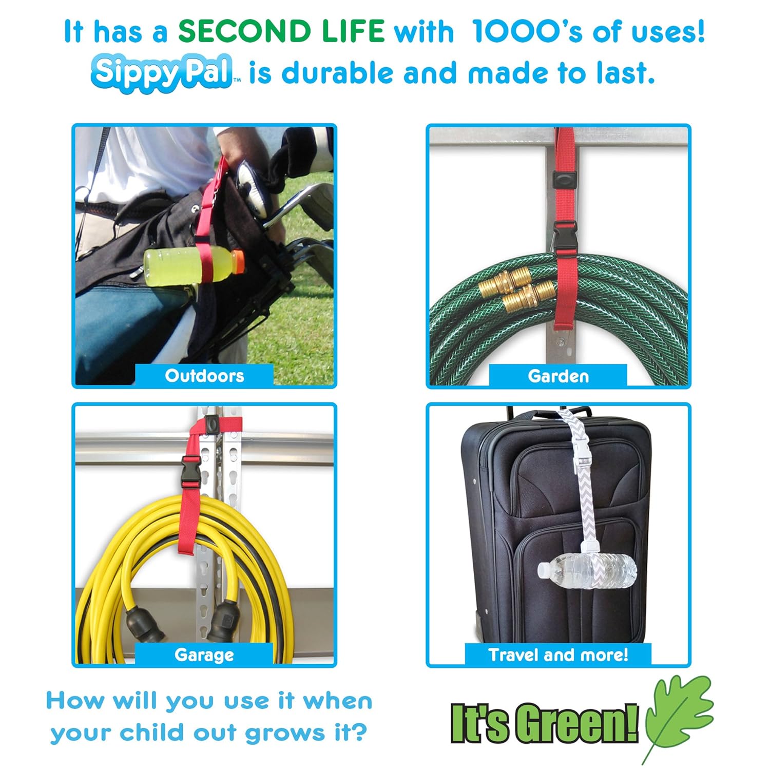PBnJ Baby SippyPal Sippy Cup Holder Strap Leash Tether (Arrow Gray 2-Pack) : Baby