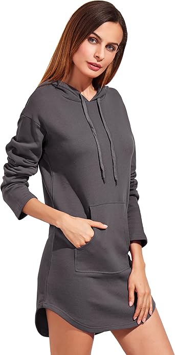 hooded sweatshirt dress amazon
