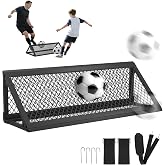 Sturdum Soccer Rebounder Board, 2-in-1 Soccer Wall with 2 Rebound Angles, Soccer Training Equipment for for Team &amp; Solo Passing Practice Bounce Back Training