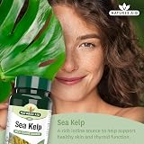 Natures Aid Sea Kelp 187mg 180 Tablets High Strength Iodine Supplement view 2