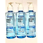 Hydro Plus Hydrating Cleansing Gel with Hyaluronic Acid, Fragrance Free, Gentle Makeup Remover & Daily Facial Cleanser, 6 fl oz (Pack of 3)