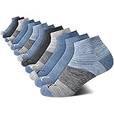 Calvin Klein Womens Quarter Socks - 12 Pack Breathable Cushioned Athletic Ankle Socks for Women for Running and Workout