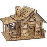 TowerRex Smithy DND Terrain Building, DND Accessories for Dungeons &amp; Dragons, Pathfinder, Warhammer, Tabletop Battle Map, Wargaming Terrain, RPG Scenery for 32mm, 28mm Miniatures