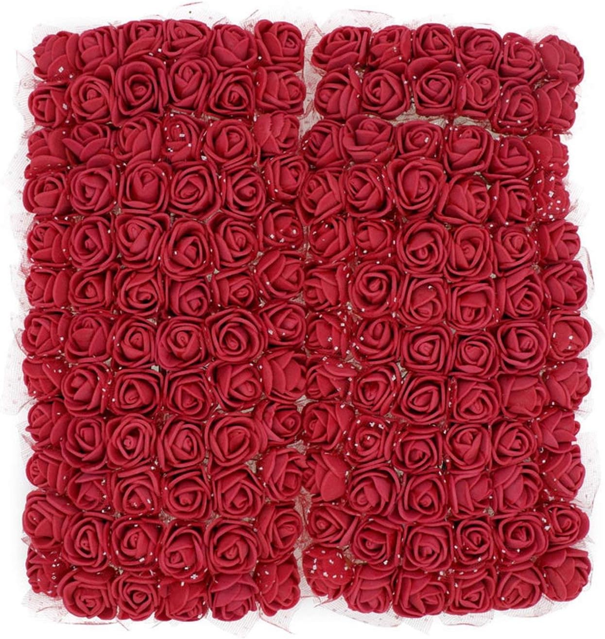 144Pcs Foam Roses Artificial Flowers For Decoration 2Cm Fake Flowers
