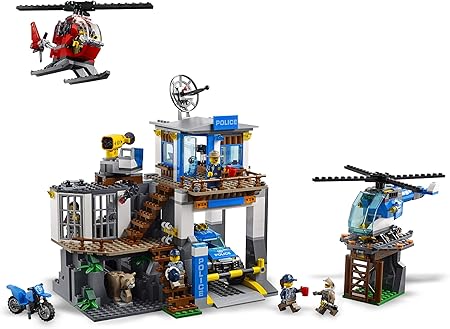 montaña comisaria de policia lego