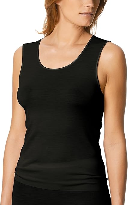 Mey Damen Top Mit Spitzenverzierung - Breite Träger V-Ausschnitt Serie Delighted