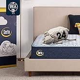 Serta Sleeptrue Medium 12" Queen Hybrid Mattress in a Box, Cooling, Breathable, and Pressure Relieving - 100 Night Trial, CertiPUR-US Certified and 10 Year Limited Warranty