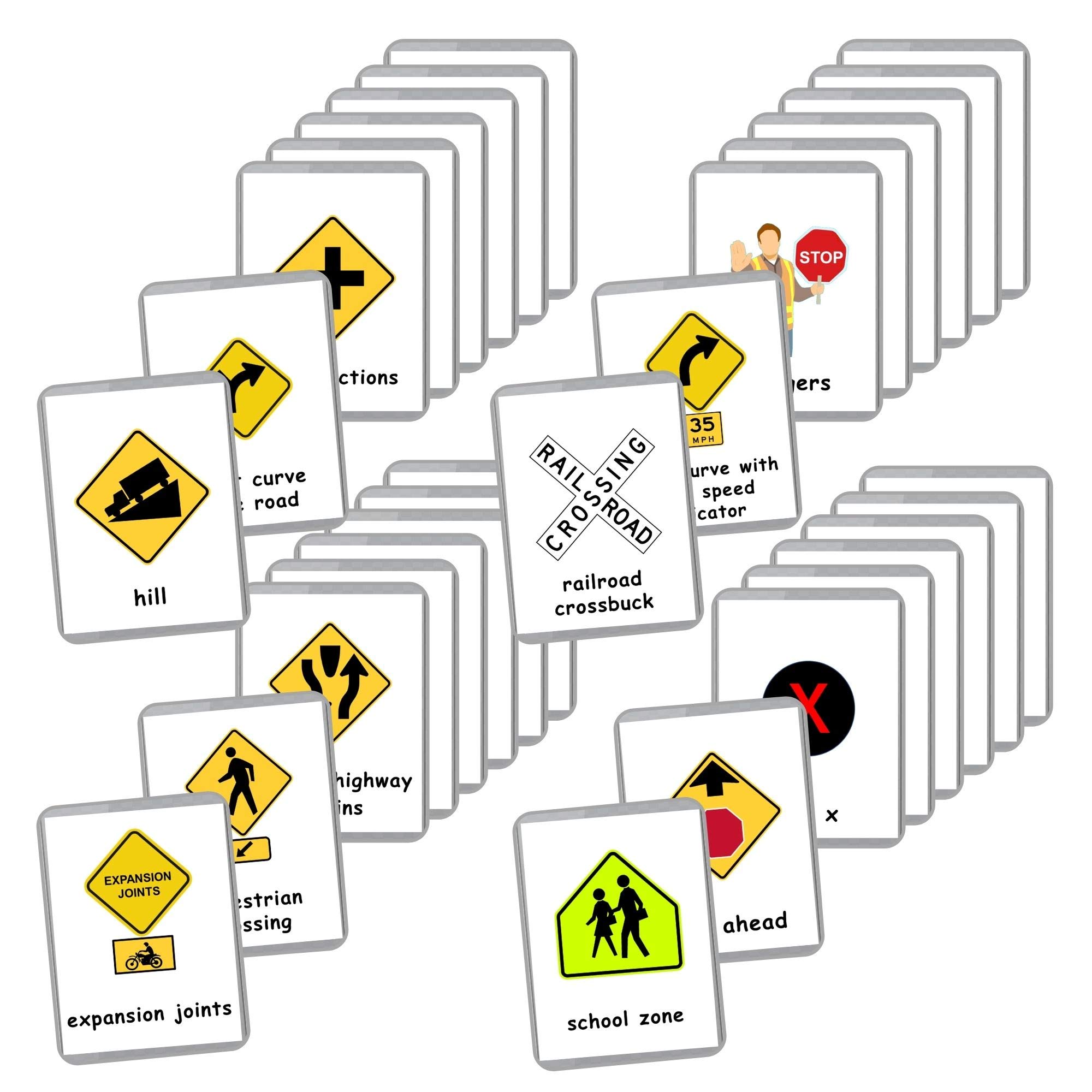 Mua Generic USA Traffic Signs Flash Cards Road Signs Driving Test