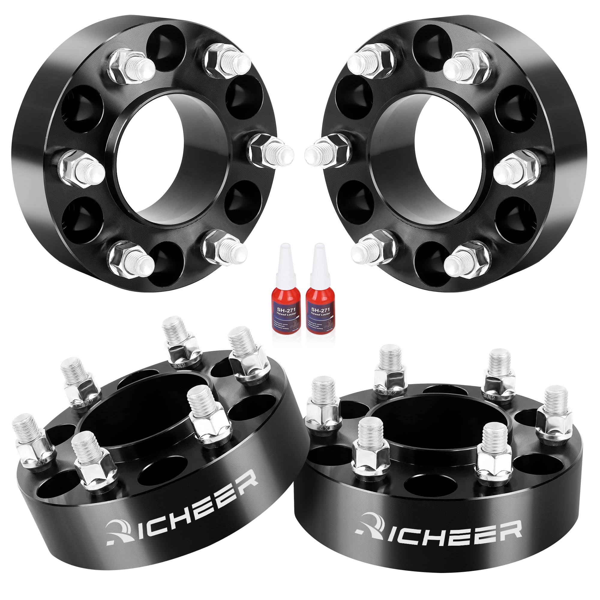 thumbnail image 2 of KSP Performance 4pc 1.5" Hubcentric Wheel Spacers - 6x135, 87.1mm Bore - For 2015-2025 Ford F-150 2 of 4