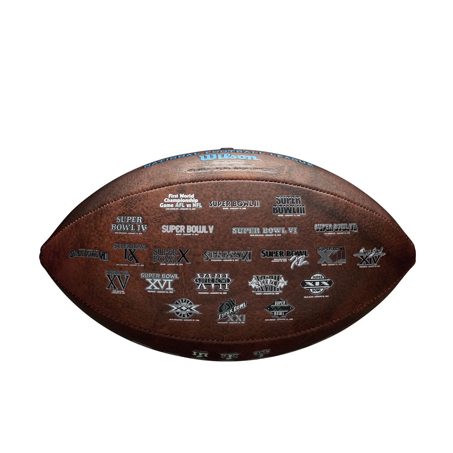 驚きの安さ ウィルソンスポーツ用品super Bowl Lii Throwback Composite Football ブラウン B079fx44sf 珍しい Www Autoshifts Com