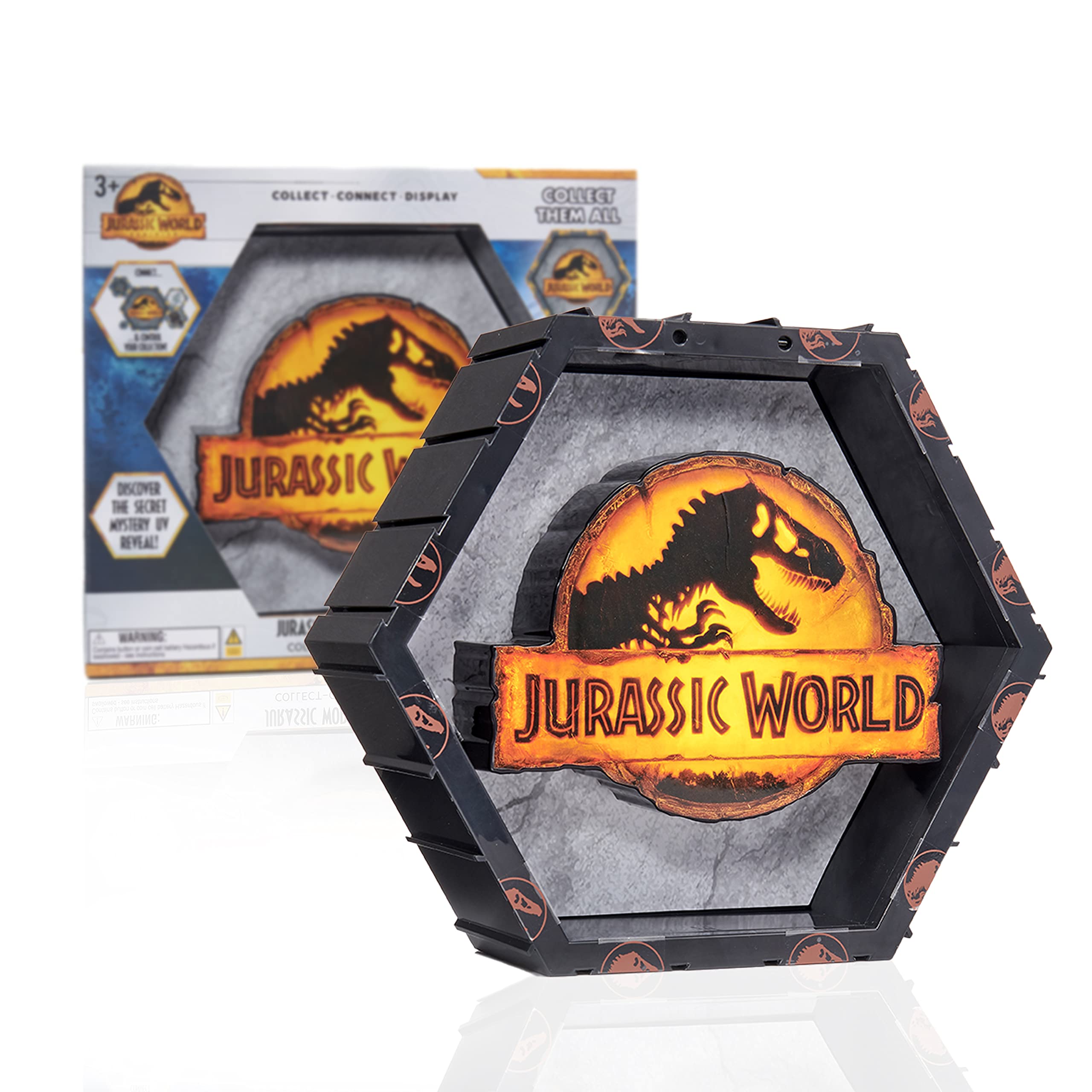 WOW! PODS - Jurassic World Mega Pods Light | Jurassic Multi-Function Light with Mystery Reveal for Wall or Shelf | Compatible with WOW! PODS - | Official Jurassic and Jurassic World Dominion Dinosaur Toys and Gifts