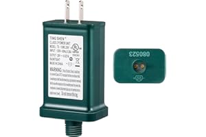 Enhon 29V LED Power Supply, UL Certification LED Transformer Replacement Class 2 Power Supply, Low Voltage Transformer US Plug Adapter for Christmas Tree Light, Green, Left Positive(TS-18WL29V)