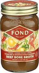 Fond, Bone Broth Beef Ginger Cayenne Lemon, 14 Fl Oz