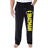 DC Comics Men's Batman Pajama Pants Classic Bat Logo Loungewear Sleep Pants