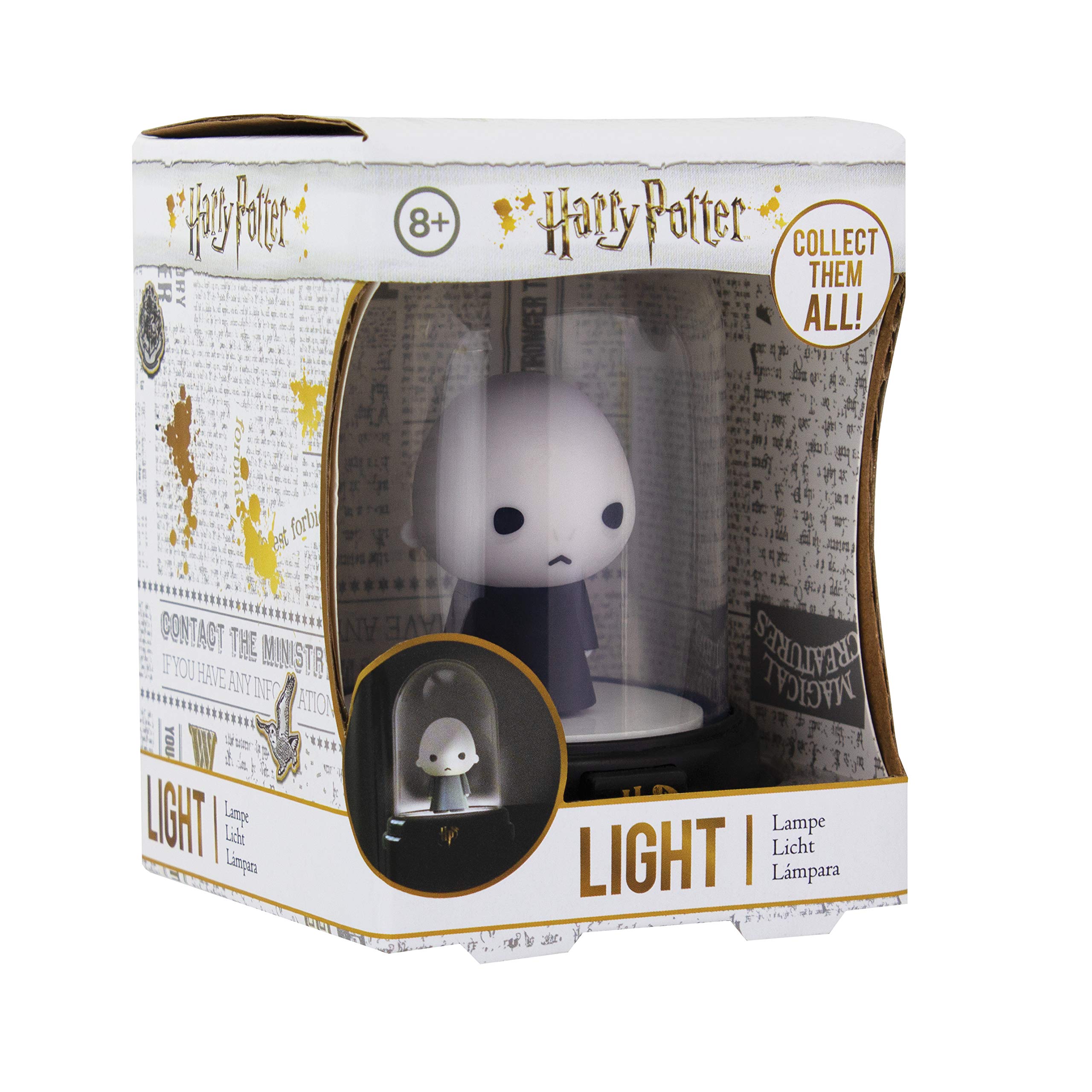 3D Harry Potter Voldemort Bell Lamp | Inspired by Harry Potter Series | Ideal Night Kids Bedrooms, Office & Home | Pop Culture Lighting Merchandise