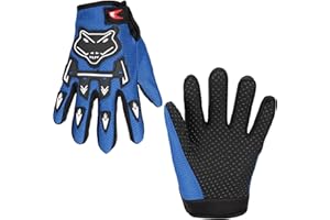 TOKCKYBL Kids Dirt Bike Gloves - Youth Motorcycle Gloves for Boys & Girls