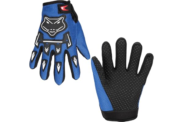TOKCKYBL Kids Dirt Bike Gloves - Youth Motorcycle Gloves for Boys & Girls