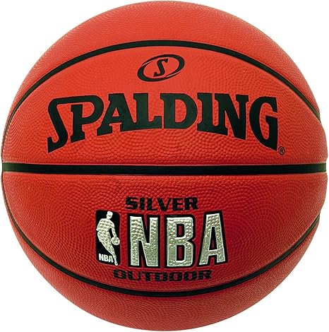 Spalding NBA Silver - Balón de Baloncesto para Exterior, Color ...