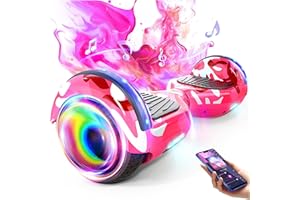 SISIGAD Scooter, 6.5" Flash Wheels & Corlorful LED Lights, All for Girls Boys Kids Ages 6+