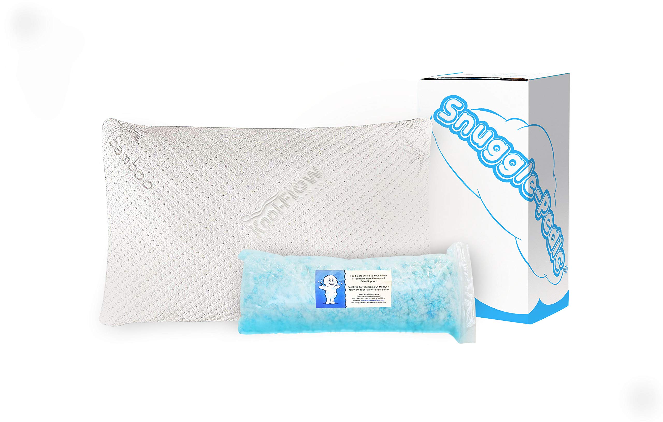 SnugglePedic Supreme Plush UltraLuxury Hypoallergenic Bamboo Shredded