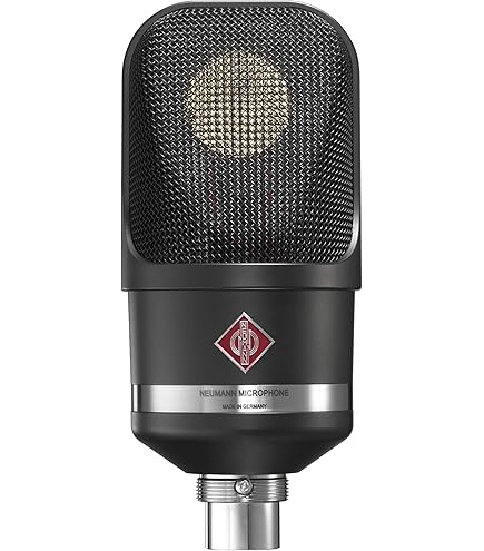 Amazon.com: Neumann Instrument Condenser Microphone, Black, Studio