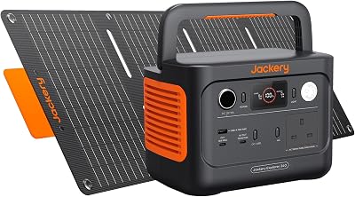 Jackery Solar Generator 240 V2 256Wh LiFePO4 300W 40W Mini Panel 2024